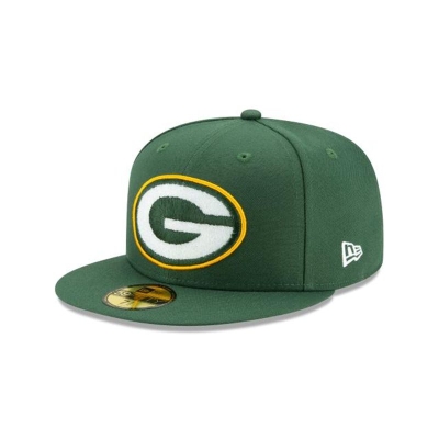 Green Bay Packers Gorra | New Era NFL Crystals From Swarovski 59fifty Fitted Cap Mexico - Verdes